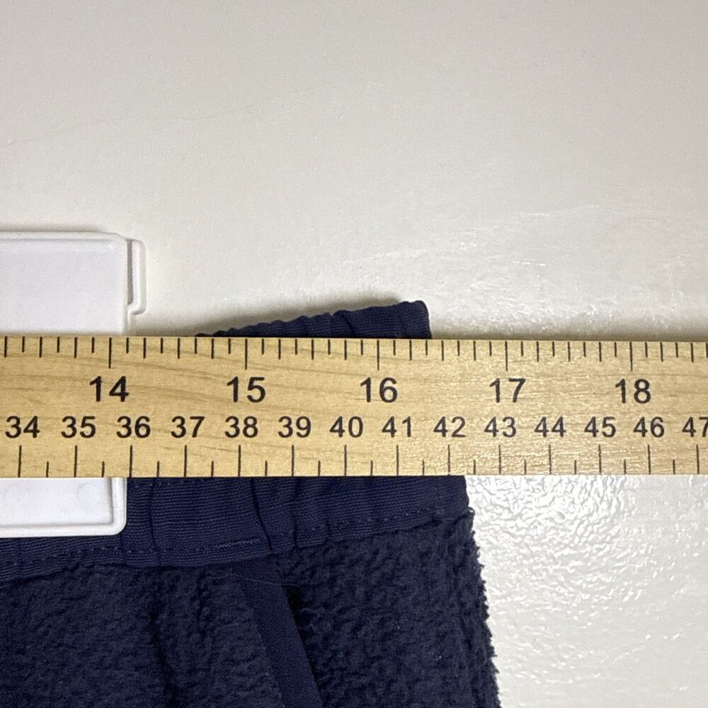 North Face Denali Fleece Pants Women's Large Navy Blue Ripstop Patches Outdoors - Picture 5 of 10
